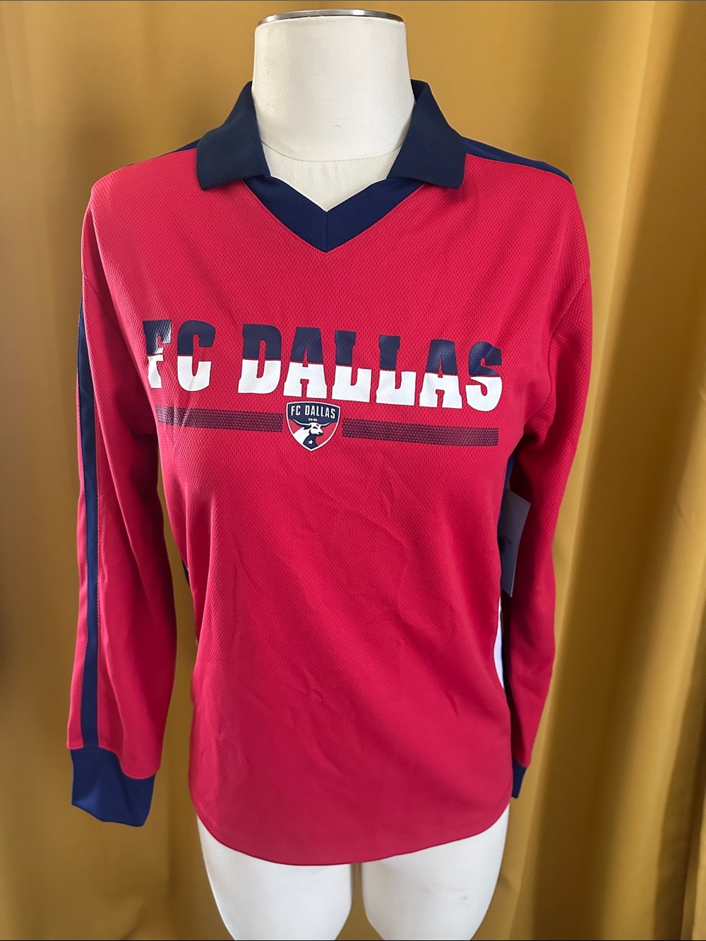 FC Dallas Kids Long-Sleeve Red Team Jersey